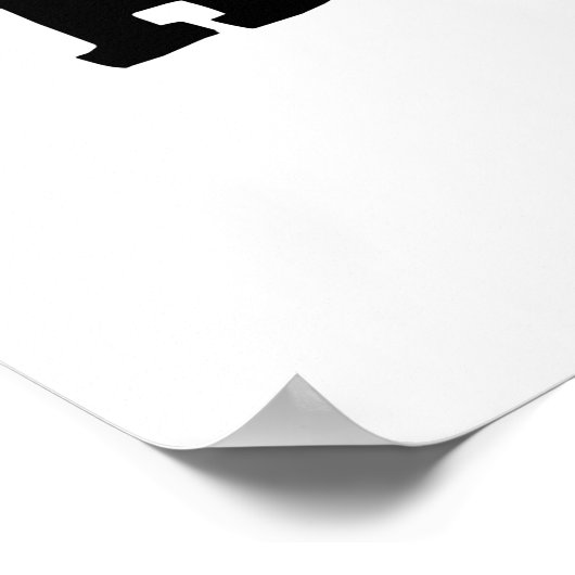 Hipster Funny Angesagt Bone Anatomie Pun Poster (Ecke)