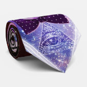 Hipster-Galaxie Krawatte (Gerollt)