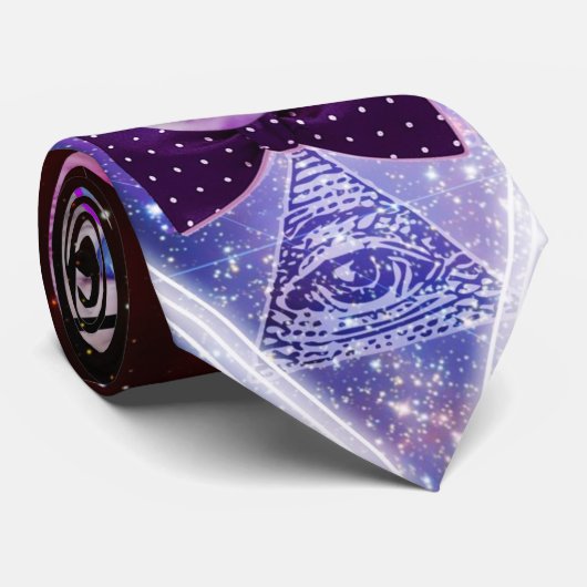 Hipster-Galaxie Krawatte (Gerollt)