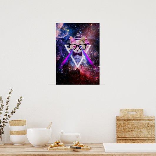 Hipster-Galaxie Poster (Küche)