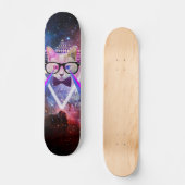 Hipster-Galaxie Skateboard (Vorderseite)