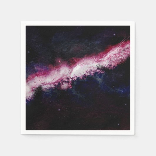 Hipster Galaxy Universe Serviette (Vorderseite)