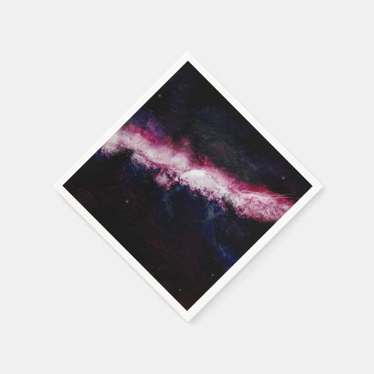 Hipster Galaxy Universe Serviette (Ecke)