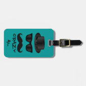 Hipster Gepäckanhänger (Vorderseite horizontal)