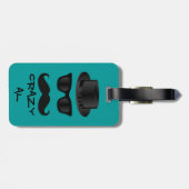 Hipster Gepäckanhänger (Rückseite horizontal)