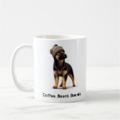 Hipster German Shepherd mit Beanie Swagger Kaffeetasse (Links)