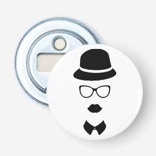 Hipster-Gesichts-Flaschen-Öffner Flaschenöffner