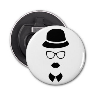 Hipster-Gesichts-Flaschen-Öffner Flaschenöffner