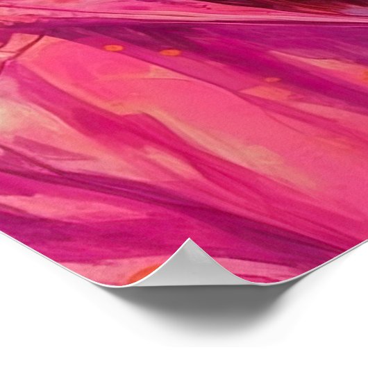 Hipster Giraffe Poster (Ecke)