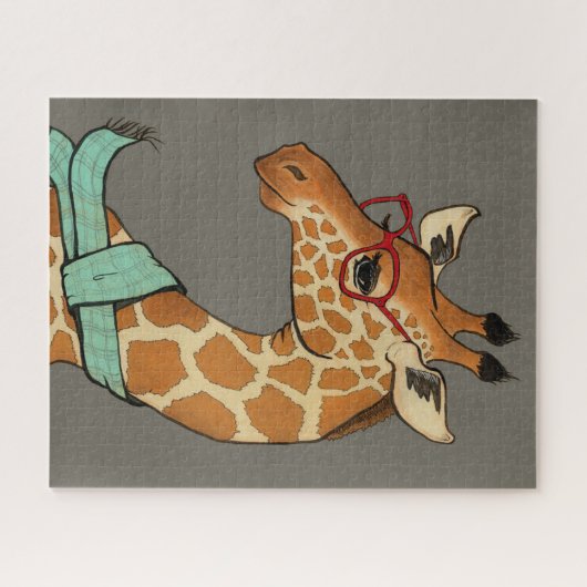 Hipster-Giraffe Puzzle (Horizontal)