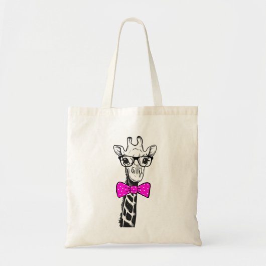 Hipster-Giraffe Tragetasche (Vorne)