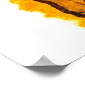 Hipster-Girl-Poster Poster (Ecke)