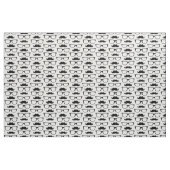 Hipster-Gläser und Schnurrbart-Gewebe Stoff (Yard (91,4 cm))