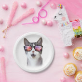 Hipster Glasses Space Galaxy Cat Paper Teller (Party)