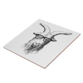 Hipster Goat Fliese (Seite)