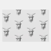 Hipster Goat Geschenkpapier Set (Vorderseite 3)