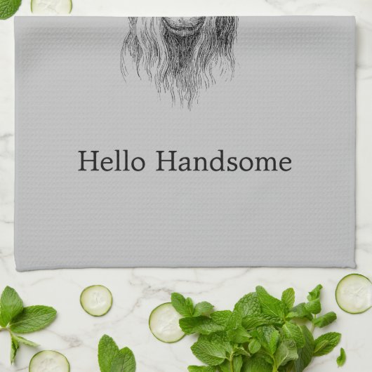 Hipster Goat Geschirrtuch (Gefaltet)