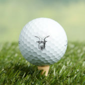 Hipster Goat Golfball (Insitu T-Shirt)