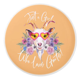 Hipster Goat Keramikknauf