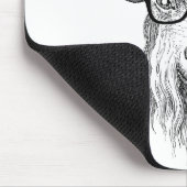 Hipster Goat Mousepad (Ecke)