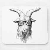 Hipster Goat Mousepad (Vorne)