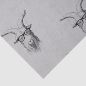 Hipster Goat Seidenpapier (Detail)