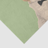 Hipster-goldener Retriever-Welpen-Seidenpapier Seidenpapier (Ausschnitt)