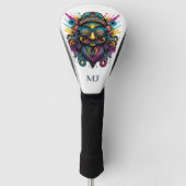 Hipster Golf Head Cover Headcover (Vorderseite)