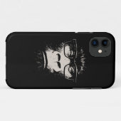 Hipster Gorilla mit Brille Case-Mate iPhone Hülle (Rückseite (Horizontal))
