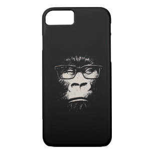 Hipster-Gorilla mit Gläsern Case-Mate iPhone Hülle