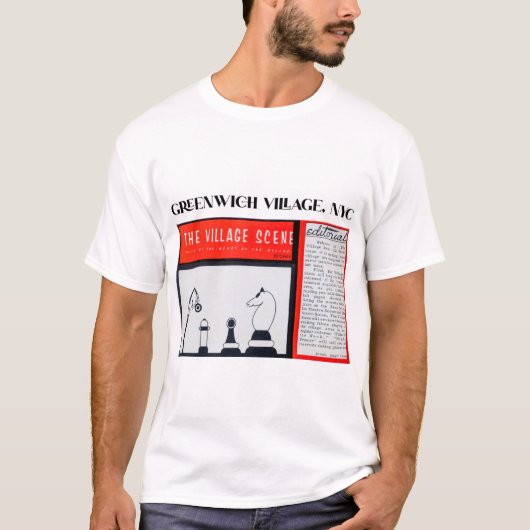 Hipster Greenwich Village, NYC T-Shirt (Vorderseite)