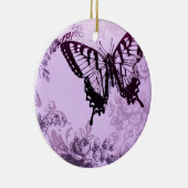 Hipster gurt boho chic Schmetterling Keramikornament (Rechts)