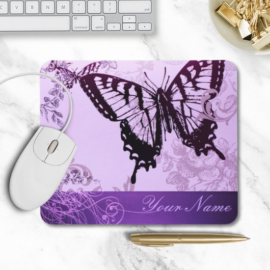 Hipster gurt boho chic Schmetterling Mousepad