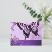 Hipster gurt boho chic Schmetterling Postkarte (Stehend Vorderseite)