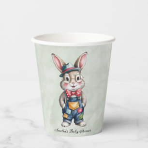 Hipster-Häschen-Junge-Baby-Party Pappbecher