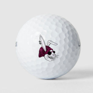 Hipster-Hase Golfball