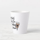 Hipster Heiße Latte und Coole Träume Kaffee Tasse (Vorderseite)