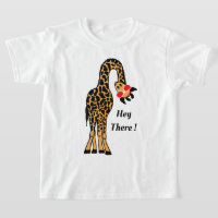 Hipster Hi Custom lustiges Giraffe T - Shirt Desig