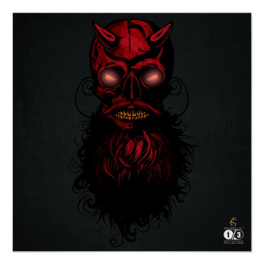 Hipster-Hipster-Hipster-Hipster-Krane Poster (Vorderseite)