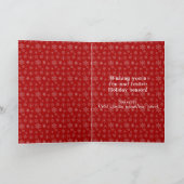 Hipster Holiday Fox Glasses Süße Tier Weihnachten (Innenseite)