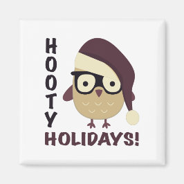 Hipster Hooty Ferien! Magnet