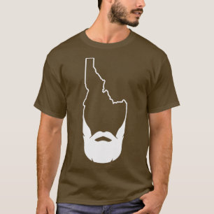 Hipster Idaho Beard Boise Idaho Berühmter Kartoffe T-Shirt
