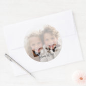 Hipster Instagram Foto Art - Liebe Farbüberlagerun Runder Aufkleber (Umschlag)