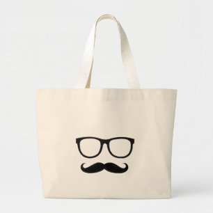 Hipster Jumbo Stoffbeutel