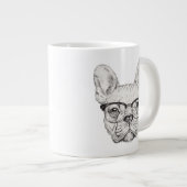 Hipster Jumbo-Tasse (Vorderseite Rechts)