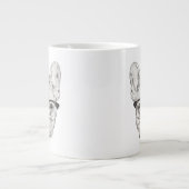Hipster Jumbo-Tasse (Vorderseite)