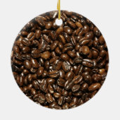 Hipster-Kaffeebohne Keramik Ornament (Hinten)