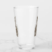 Hipster-Katze Glas (Links)