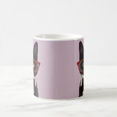 Hipster-Katze Kaffeetasse (Mittel)