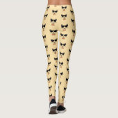 Hipster Katze mit Sonnenbrille Leggings (Rückseite)